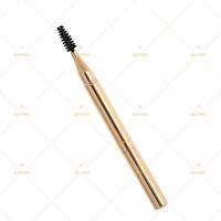 2 Pieces Retractable Eyebrow Lip Brush Soft Eyelash Makeup Brush Set With Cap Concealer Eyeliner eyelash accessories