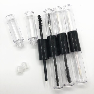 Wholesale custom lip gloss mascara container Eyelash tube cosmetic packaging round empty lip gloss tube