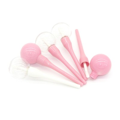 10ml Ready to ship pink lollipop shape lip gloss tube